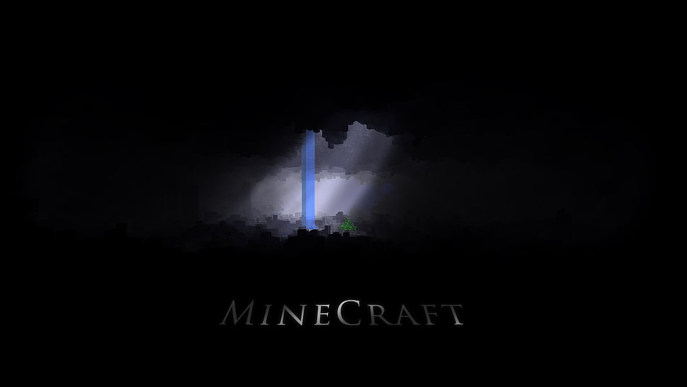 Minecraft logo HD wallpaper