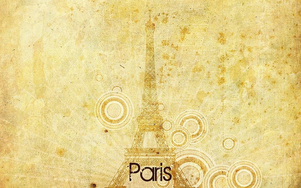 Eiffel Tower, Paris digital wallpeper HD wallpaper