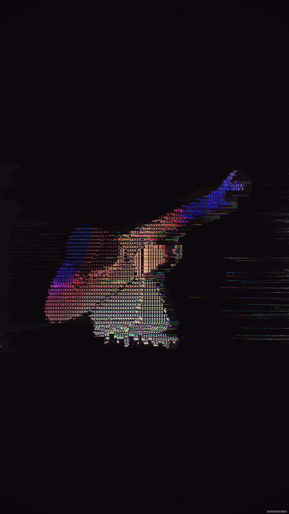 glitch art, abstract, ASCII art, Dabbing HD wallpaper