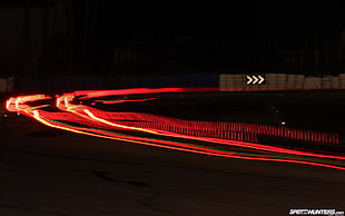 red light, race tracks, long exposure, Speedhunters, car HD wallpaper