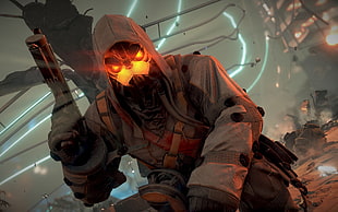 Reaper illustration, science fiction, Killzone 3, Helghast