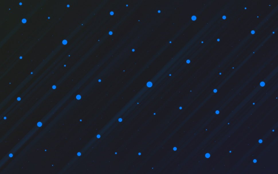 black and white polka-dot illustration, abstract, dots HD wallpaper