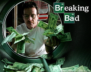 Breaking Bad screenshot, Breaking Bad, Walter White, money, Bryan Cranston HD wallpaper