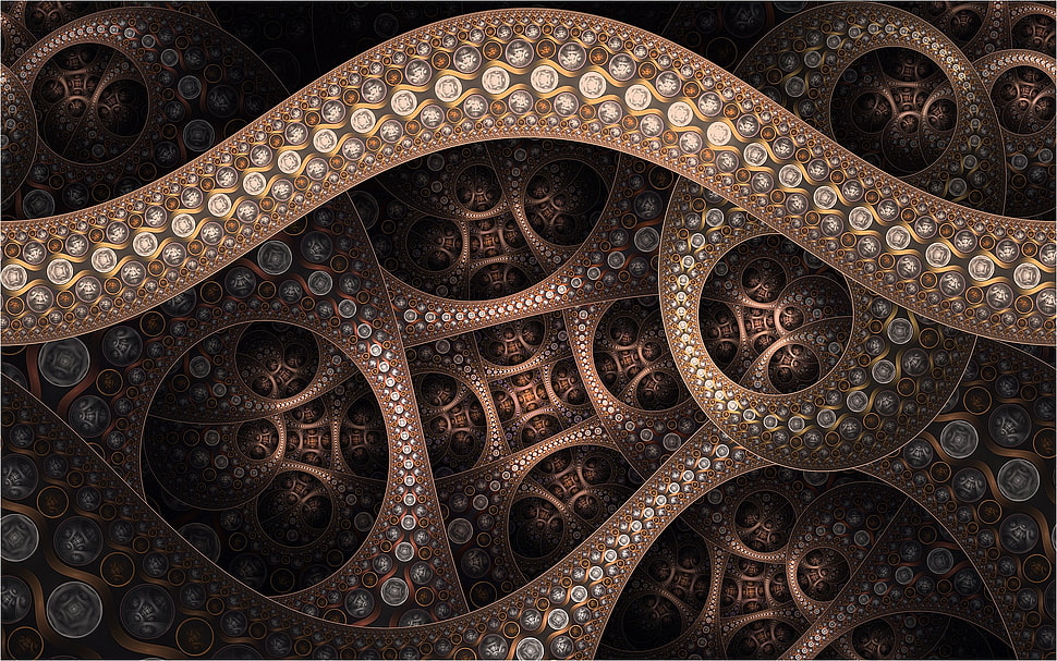 brown and gray wallpaper HD wallpaper