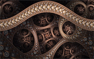 brown and gray wallpaper HD wallpaper