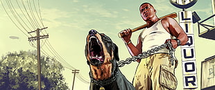 Grand Theft Auto San Andreas digital wallpaper, Grand Theft Auto V
