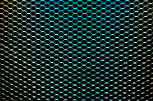 silver mesh panel, Surface, Shape, Metal