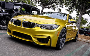 yellow BMW F90