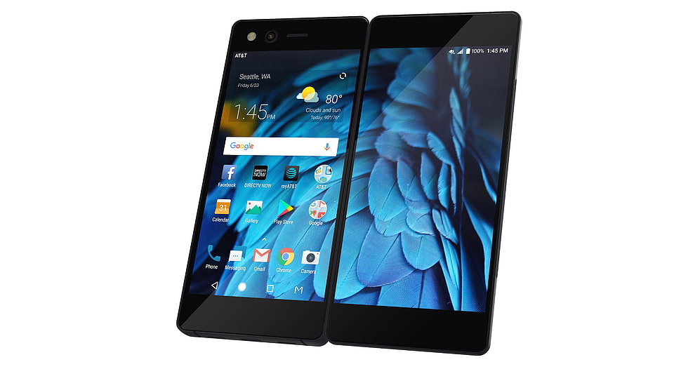 black Android smartphone HD wallpaper