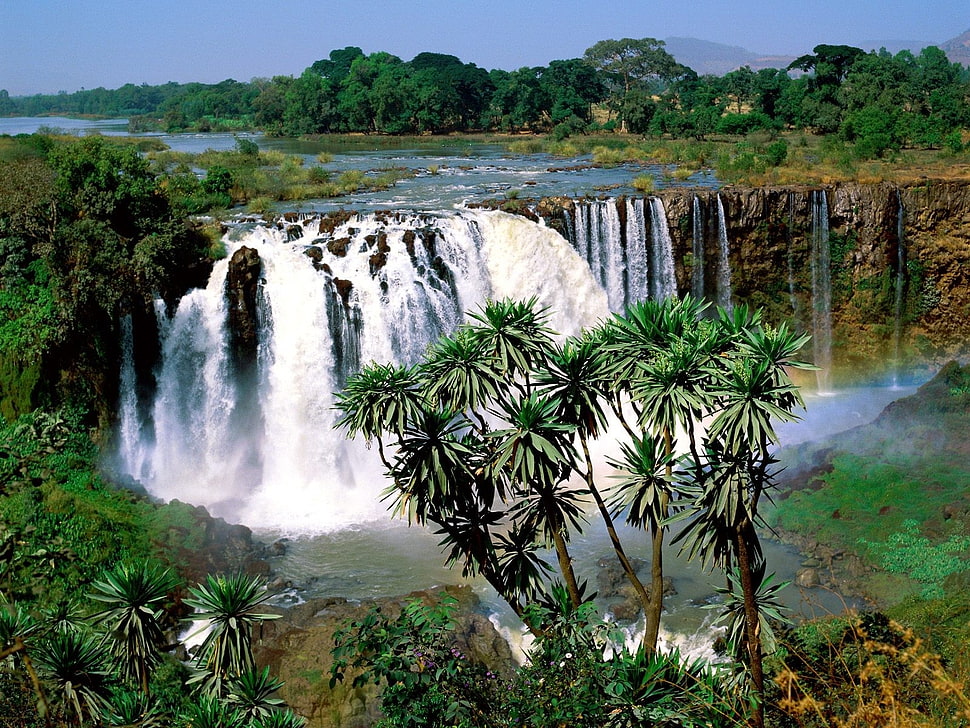 waterfalls HD wallpaper