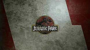 Jurassic Park logo, movies, Jurassic Park HD wallpaper