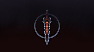 grey sword logo, League of Legends, Aatrox, video games
