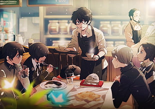 anime characters illustration, Persona 3, Persona 4, Persona 5, Persona series HD wallpaper