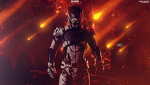 gray and blue robot toy digital wallpaper, Mass Effect: Andromeda, Mass Effect, Andromeda Initiative, Ryder HD wallpaper