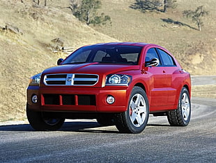 red Dodge sedan, concept cars HD wallpaper