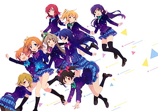 K-On anime characters, anime, Love Live! HD wallpaper