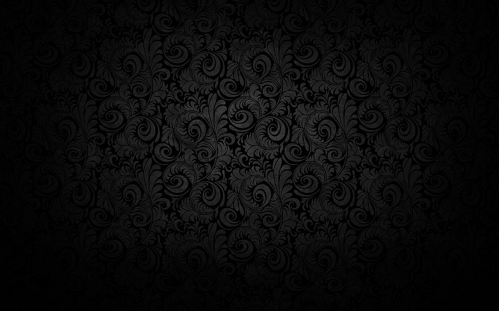 black pattern HD wallpaper