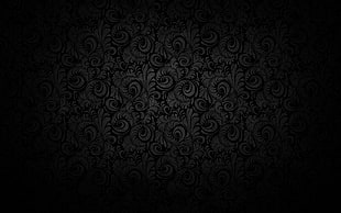 black pattern HD wallpaper