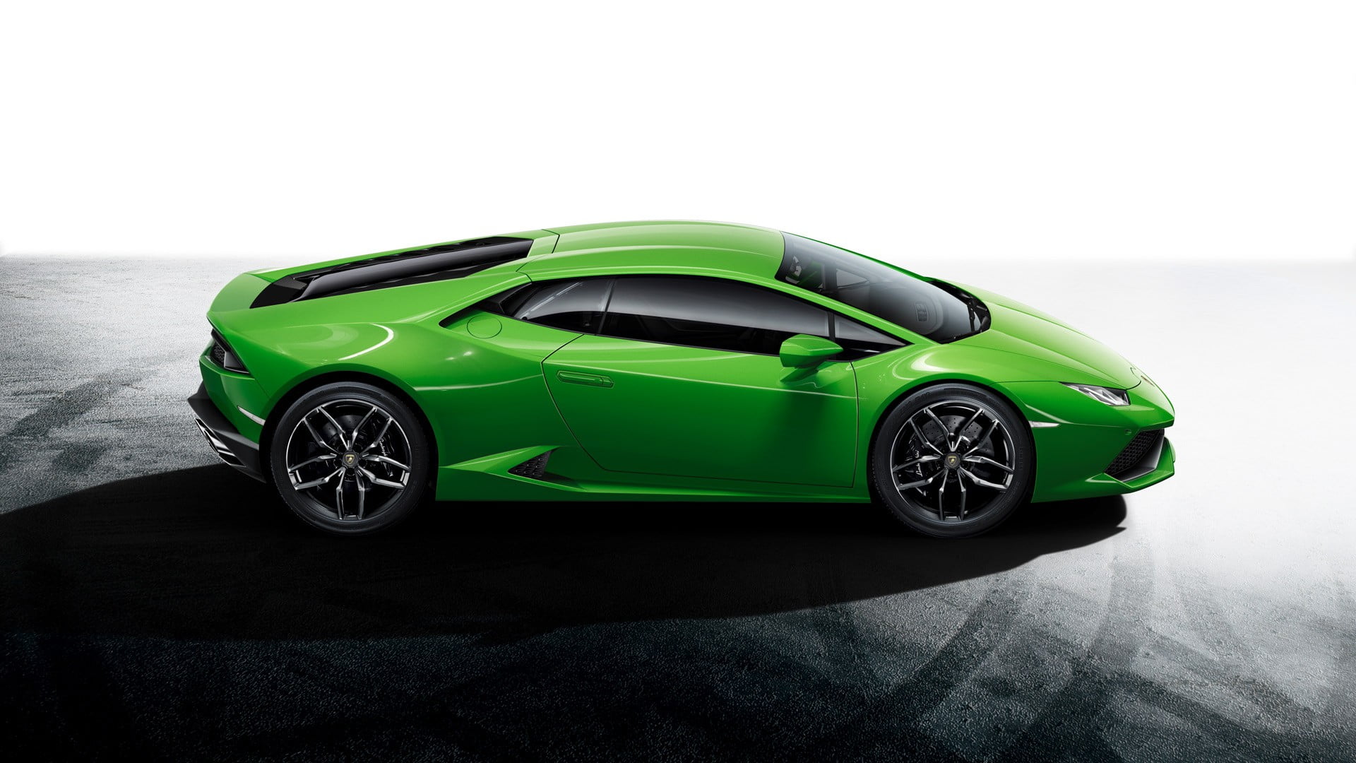 green sports car illustration, Lamborghini Huracan LP 610-4 , Lamborghini, green cars