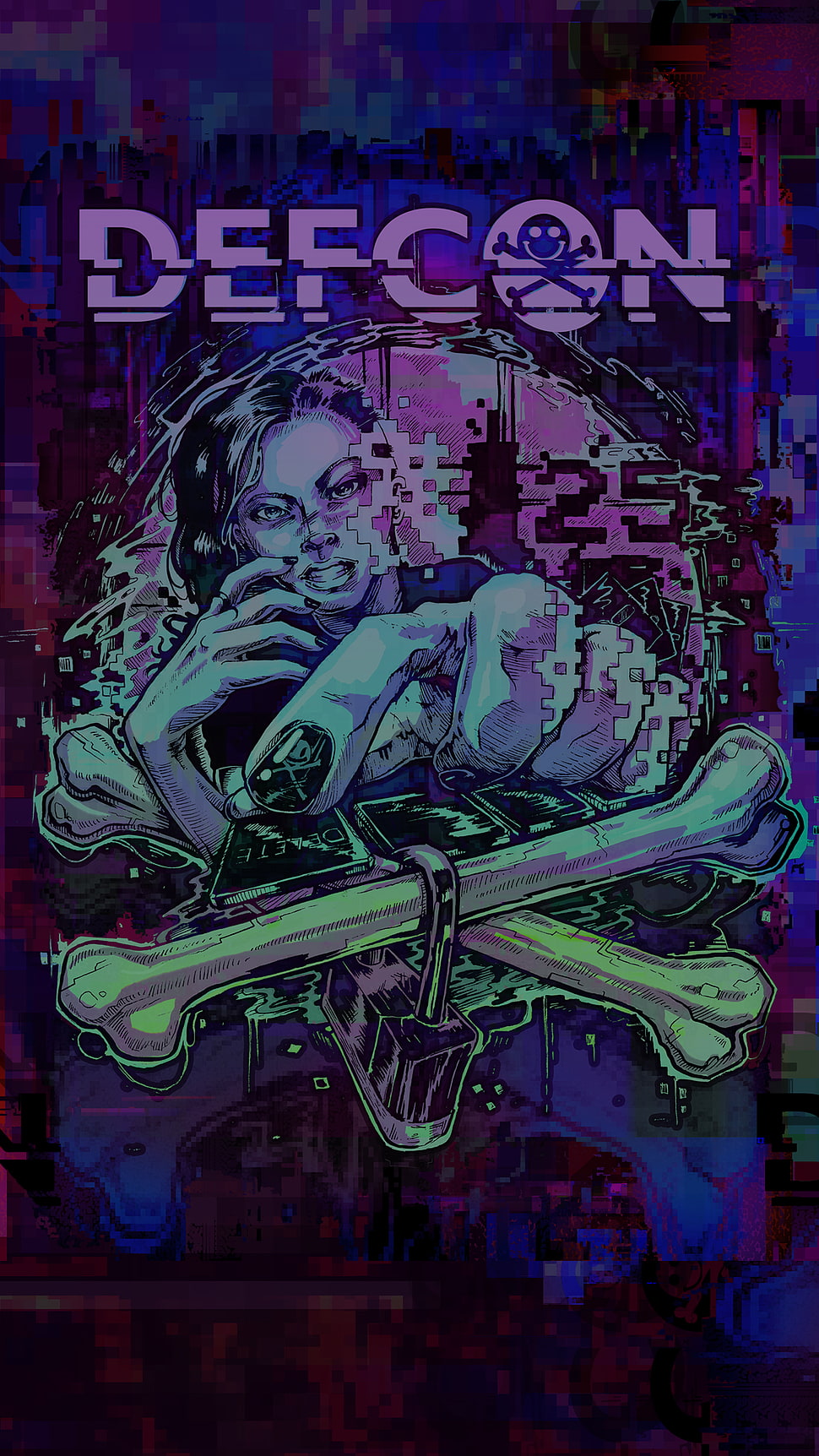 Defcon digital wallpaper, DefCon, hacking HD wallpaper