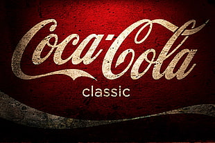 Coca-Cola logo, Coca-Cola, grunge, logo