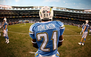 Tomlinson NFL player, NFL, San Diego Chargers, American football, Tomlinson HD wallpaper