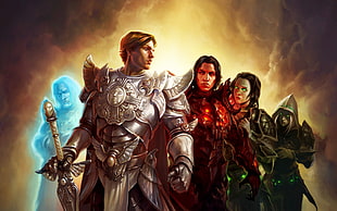 MMORPG game characters HD wallpaper