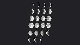 moon illustration, Moon