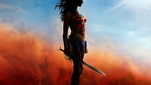 Wonder Woman illustration HD wallpaper