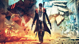 Devil May Cry game cover HD wallpaper