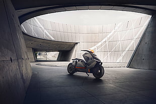 photography of gray concept motorcycle