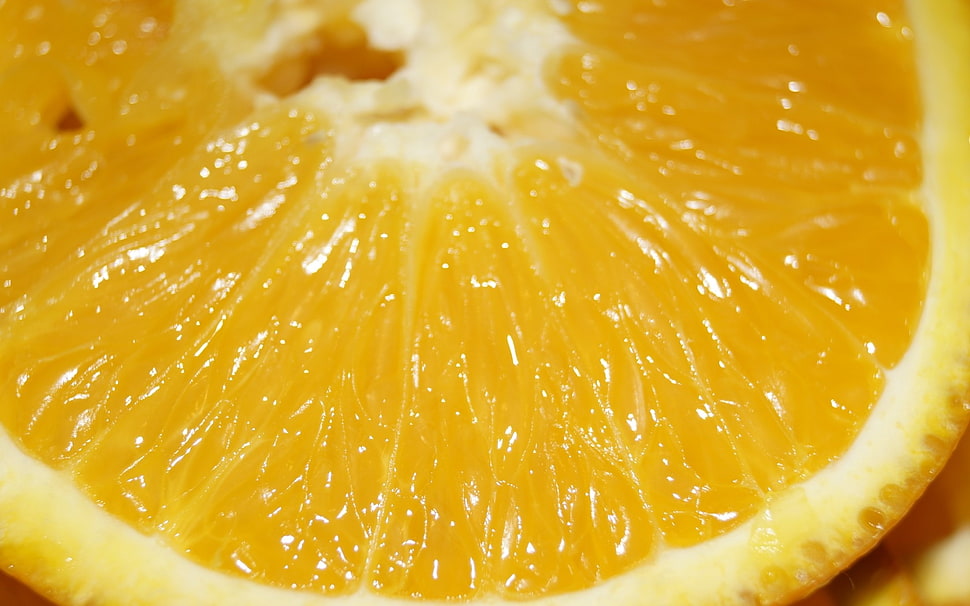 sliced orange fruit HD wallpaper