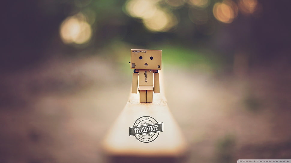box man wallpaper, blurred, Danbo HD wallpaper