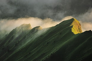 green mountains, landscape, nature HD wallpaper