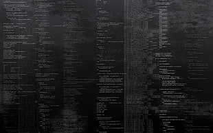 black textile