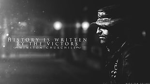 History is written by the Victor's text HD wallpaper