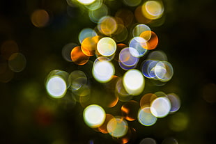 bokeh lights photography, blurred, abstract, bokeh HD wallpaper