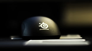 black Logitech computer mouse, SteelSeries, computer mouse, technology