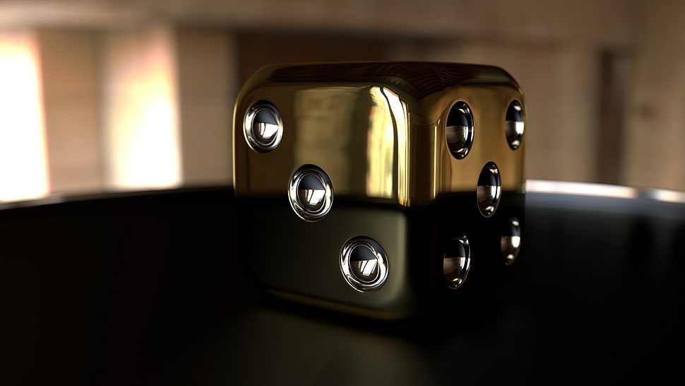 gray dice, dice HD wallpaper