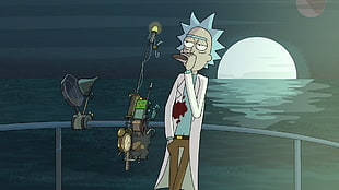 Rick character, Rick and Morty, Adult Swim, cartoon, Rick Sanchez HD wallpaper