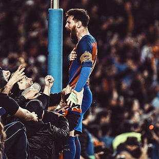 Lionel Messi, FC Barcelona, soccer clubs, soccer, Lionel Messi