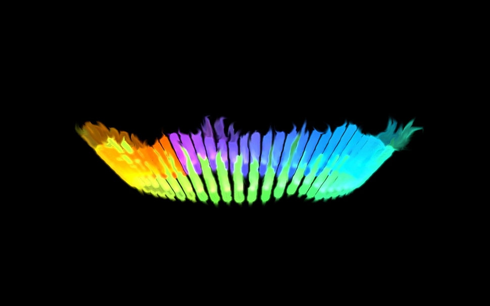 assorted color illustration HD wallpaper