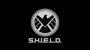 Marvel Comics SHIELD logo, S.H.I.E.L.D., Marvel Comics, comic books, simple background