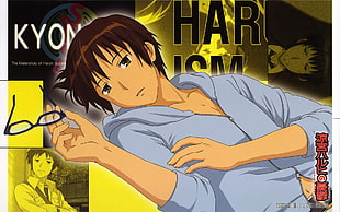 brown haired man anime character