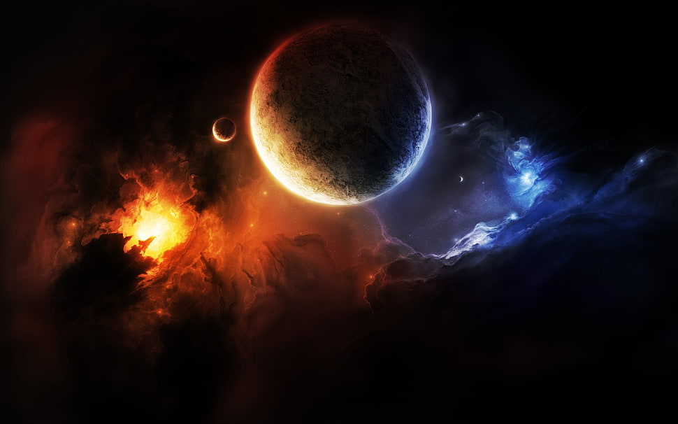 solar system wallpaper, space HD wallpaper