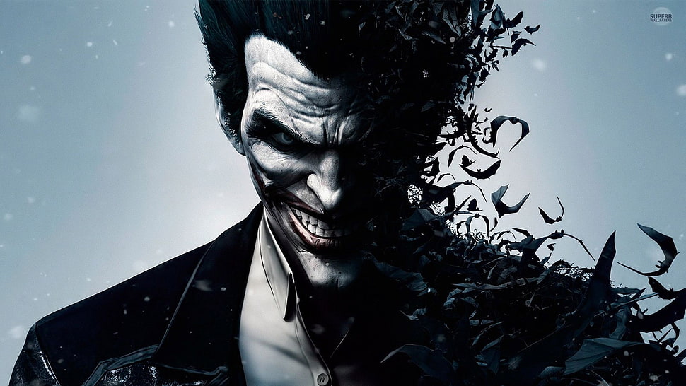 DC Joker CGI illustration HD wallpaper