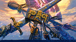World of Warcraft, Warcraft, Legendary Warcraft Artifacts, Muradin's Hammer HD wallpaper