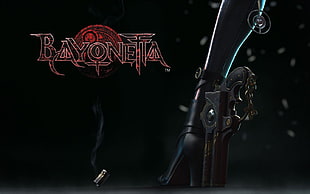 black Bayonetta poster, Bayonetta, video games