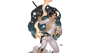 Star Wars Princess Lea illustration, Terry Dodson, Rachel Dodson, Star Wars, Princess Leia