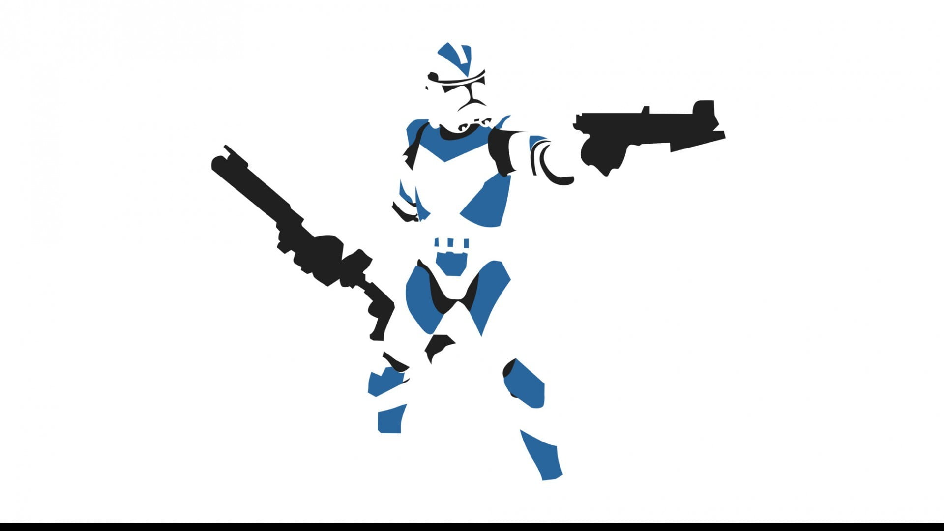 Star Wars Stormtrooper wallpaper, Star Wars, clone trooper, minimalism